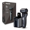 Panasonic Series 800 ES LV97 Nass/Trocken Rasierer, 5 fach Scherkopf mit Linearmotor, inklusiv Reinigungs  und Ladestation, schwarz : Drogerie &amp; Körperpflege