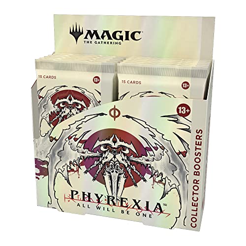 Magic The Gathering Phyrexia: All Will Be One Collector Booster Box | 12 Packs (180 Magic Cards): Spielzeug