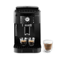 De'Longhi Magnifica S ECAM11.112.B, Kaffeevollautomat mit Milchaufschäumdüse für Cappuccino, mit Espresso Direktwahltasten und Drehregler, 2 Tassen Funktion, Schwarz