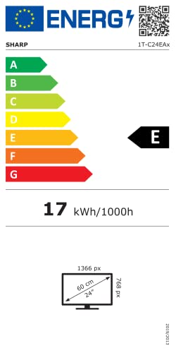 SHARP 24EA4E LED TV 60 cm (24 Zoll) HD Ready Fernseher (HDMI, USB, HD Tuner), Schwarz [Energieklasse E] [Energieklasse E] : Elektronik &amp; Foto