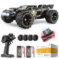 DEERC Ferngesteuertes Autos Bürstenlose, 80 KM/H Hochgeschwindigkeits, 1:14 Wasserdichtes RC Autos, 2 Lipo Batterien 40 Minuten, 4 WD All Terrain Offroad RC Truggy RC Truck für Erwachsene &amp; Jungen: Spielzeug