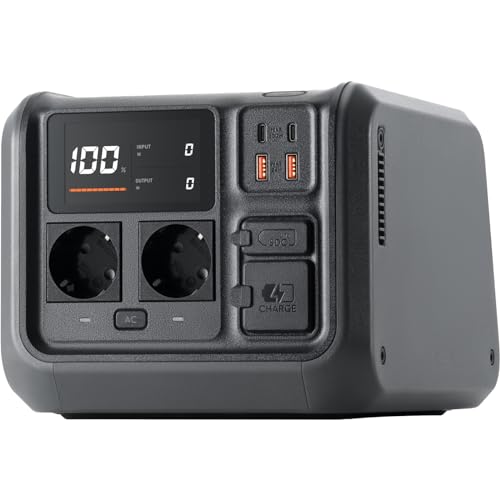 DJI Power 500, tragbare 512 Wh Powerstation, Generator für Camping  und Heimgebrauch, 70 Minuten Schnellladen, vier Lademethoden, Solarmodul optional : Garten