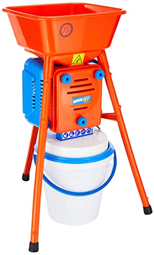 Elektrische Getreidemühle für verschiedene Getreidearten, auswechselbare Siebe, Fassungsvermögen 18 Liter, mit Eimer, 550 Watt, verarbeitet 80 250 kg Getreide pro Stunde : Küche, Haushalt &amp; Wohnen