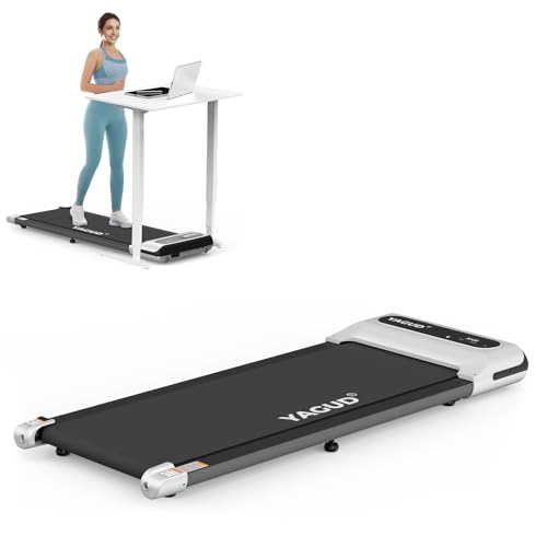 Yagud Laufband für Zuhause, 2 in 1 Walking Pad, 2,5 PS Laufband, Laufband Schreibtisch mit Fernbedienung und LED Anzeige für Zuhause und Büro, Treadmill for Home 1 6km/h : Sport &amp; Freizeit