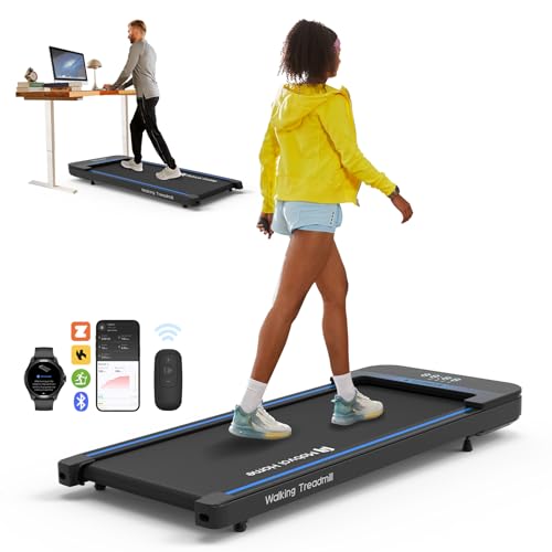 Mobvoi Home Walking Laufband, Walking Pad, Laufband Schreibtisch, kompakte Laufbänder, 1–6 km/h, tragbares Laufband, 2,25 PS, Geh  und Jogginggerät mit Fernbedienung, LED Anzeige, für Zuhause und Büro : Sport &amp; Freizeit