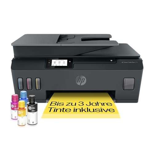 HP Smart Tank Plus 570 3 in 1 Multifunktionsdrucker, 20€ Cashback – 3 Jahre Tinte inklusive, 3 Jahre Garantie, großer Tintentank, hohe Reichweite, Drucken in hoher Qualität: Computer &amp; Zubehör