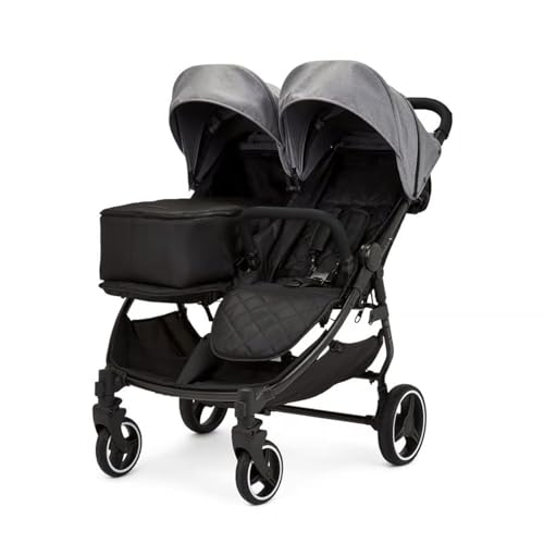 Ickle Bubba Venus Prime Doppel Kinderwagen (Raumfahrt Grau) : Baby