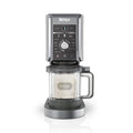 Ninja CREAMi Deluxe Eismaschine mit 3 Behältern, 10 Funktionen, Dessert &amp; Ice Cream Maker für Eiscreme, Sorbet, Frozen Joghurt, Milchshakes, Slushi, 2 in 1 Geschmacksoption, Silber, NC501EU