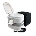 Campingtoilette 24L Tragbare Campingtoilette, Chemietoilette mit Rädern Mobile Toilette Reisetoilette Campingklo Unterstützung Bis 150KG, Funktion zur Wasserstandsanzeige mit Tragetasche geliefert : Sport &amp; Freizeit