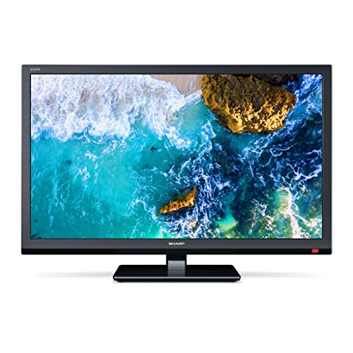 SHARP 24EA4E LED TV 60 cm (24 Zoll) HD Ready Fernseher (HDMI, USB, HD Tuner), Schwarz [Energieklasse E] [Energieklasse E] : Elektronik &amp; Foto