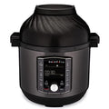 Instant Pot Pro Crisp 11 in 1 Elektro Multikocher – Schnellkochtopf, Heißluftfritteuse, Slow Cooker, Dampfgarer, Grill, Dörrgerät und Sous Vide Maschine – Schwarzer Edelstahl,1500 W, 7.6 L