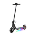 KHHK Elektroroller für Kinder von 6 14 Jahren, Faltbarer E Scooter mit 130W Motor, max. Geschwindigkeit 14 km/h, Reichweite 5 8 km, doppelte Stoßdämpfer, doppeltes Sicherheitsbremssystem (Schwarz) : Sport &amp; Freizeit