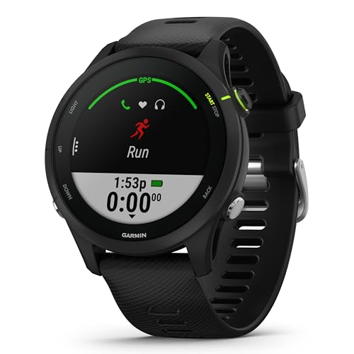 Garmin Forerunner 255 Music – GPS Laufuhr mit individuellen Trainingsplänen, speziellen Lauffunktionen und detaillierter Trainingsanalyse. 1,1“ &amp; 1,3" Farbdisplay, Akkulaufzeit bis zu 14 Tage : Sport &amp; Freizeit